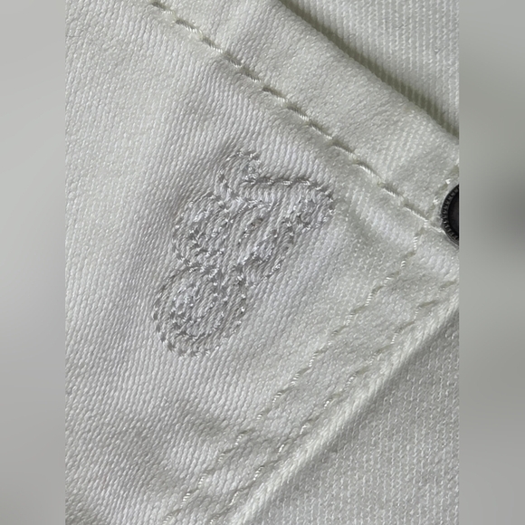 Jessica Simpson 18W Forever Low Rise White Straight Leg Jeans NWT Plus - Picture 4 of 8